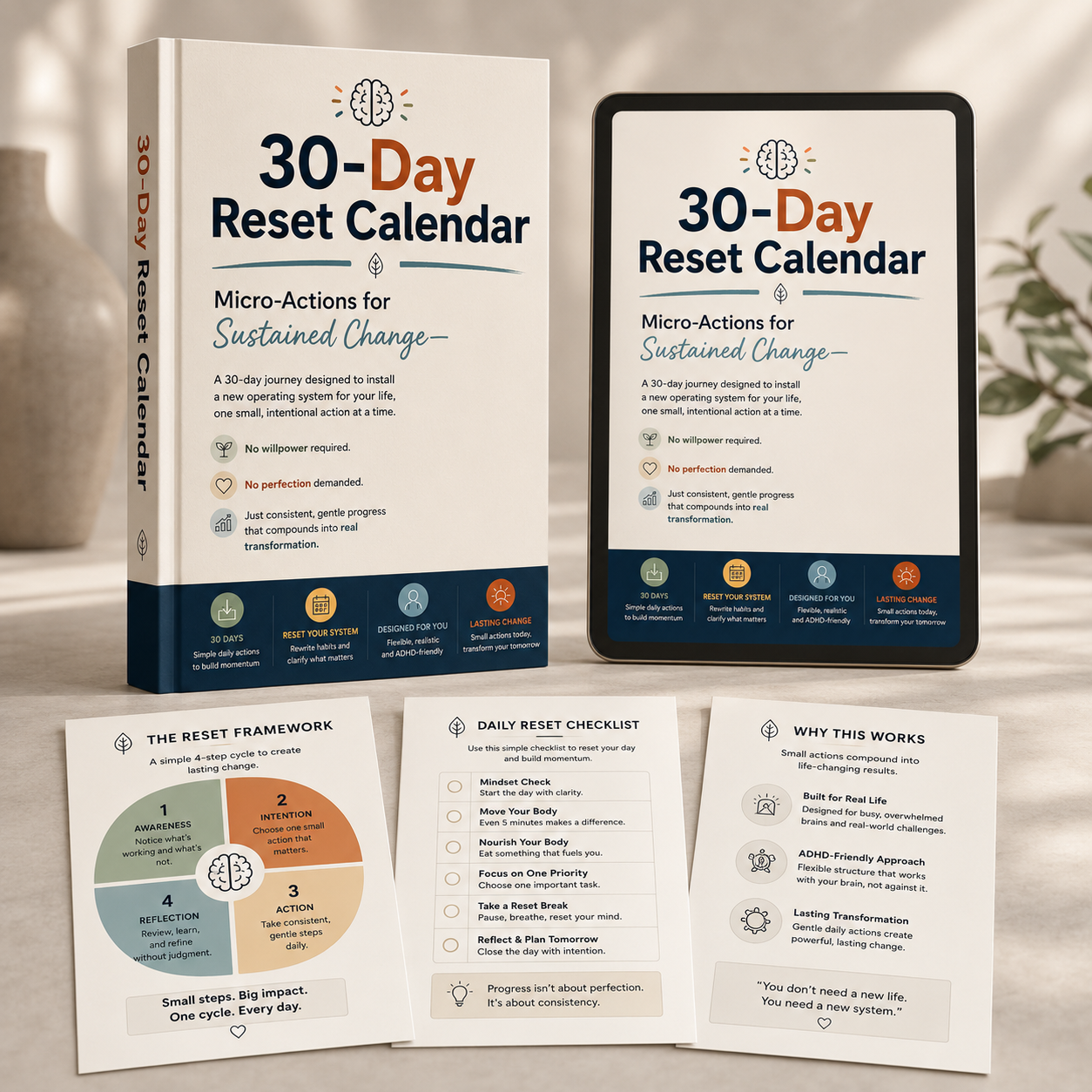 30 days of micro-wins that rebuild your rhythm.